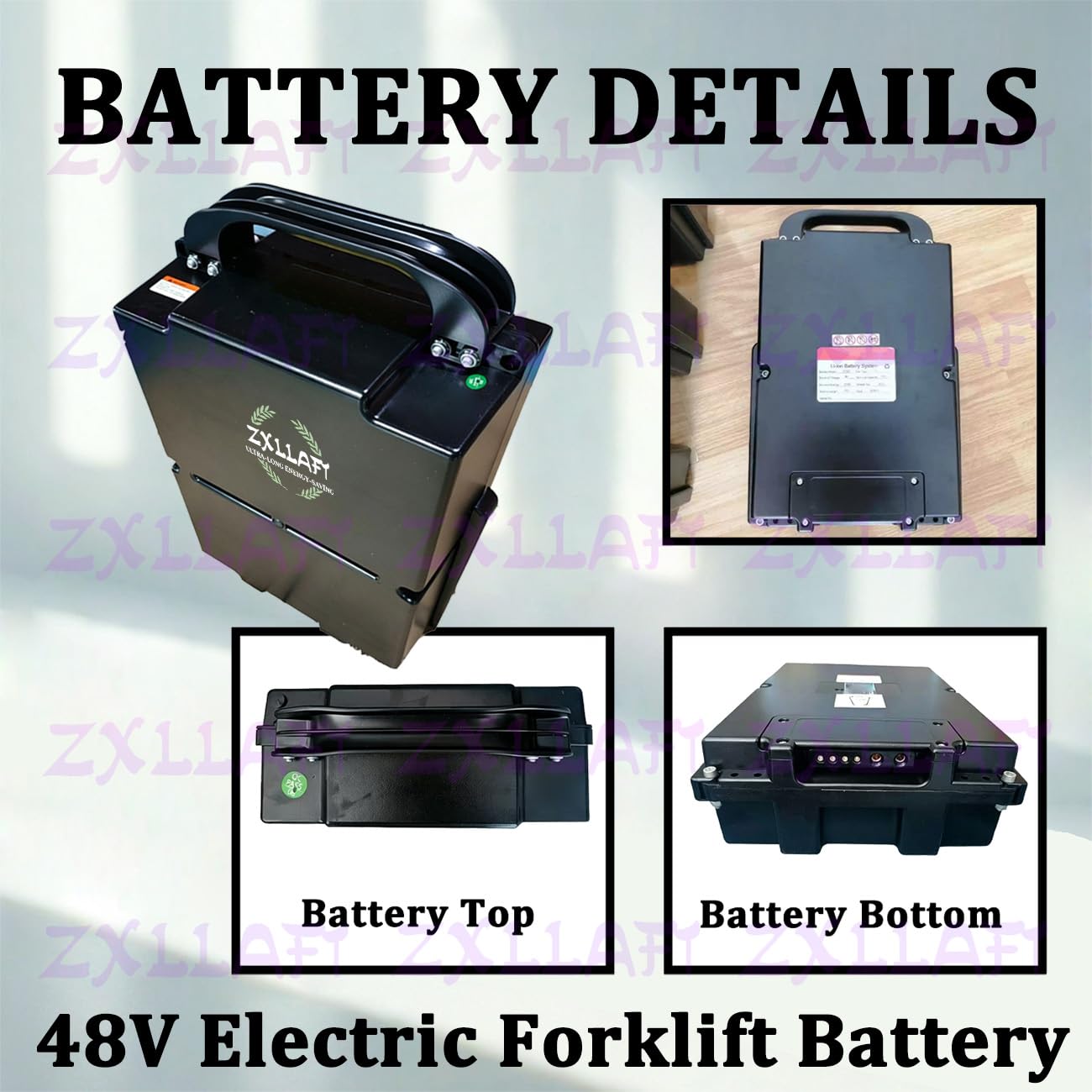 Elektrische Gabelstapler-Lithiumbatterie 48V 20Ah 30Ah Elektrohubwagen mit Batterie für EPL205Z Wiederaufladbare Batterien für MT16/20 Teleskoplader mit Griff