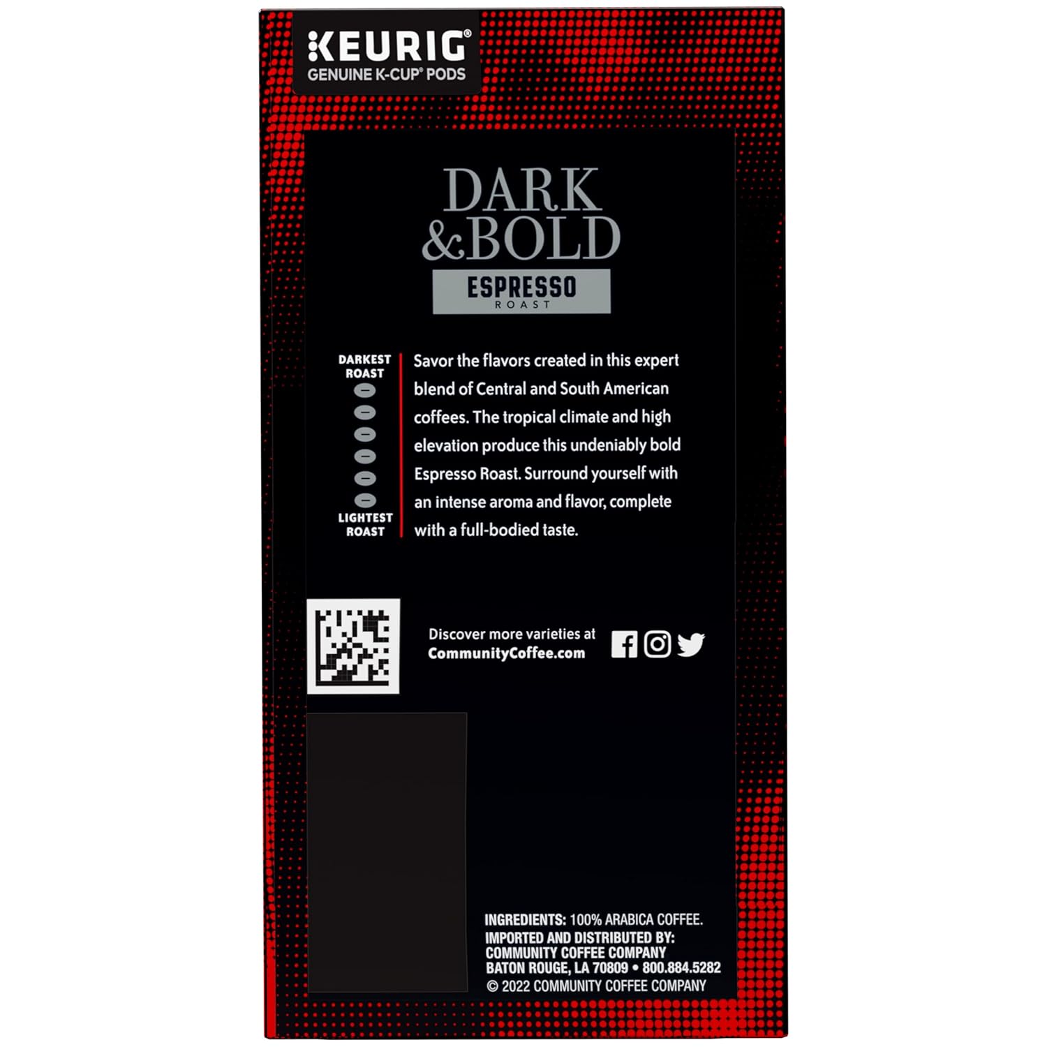 Community Coffee Dark & Bold Espresso Roast 24 Count Coffee Pods, Compatible with Keurig 2.0 K-Cup Brewers, 24 count (Pack of 1) - Image 5