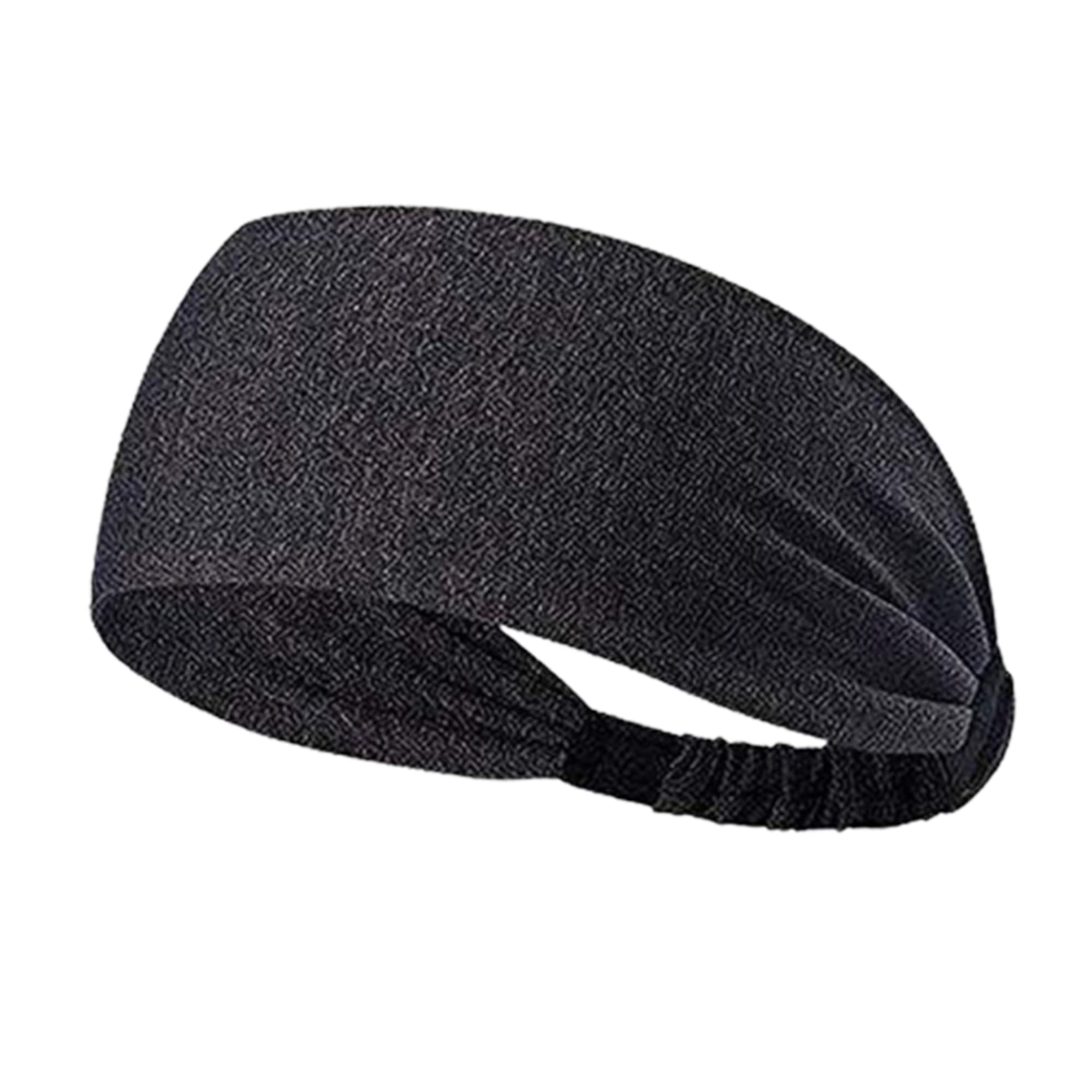 Skudgear Lightweight Headband Workout Sweatbands for Men & Women (Dotted Black, One Size, 1pc) | Gym Equipment | Running, Yoga, Cycling, Tennis, Cricket, Badminton | Sports Unisex Hair Band
