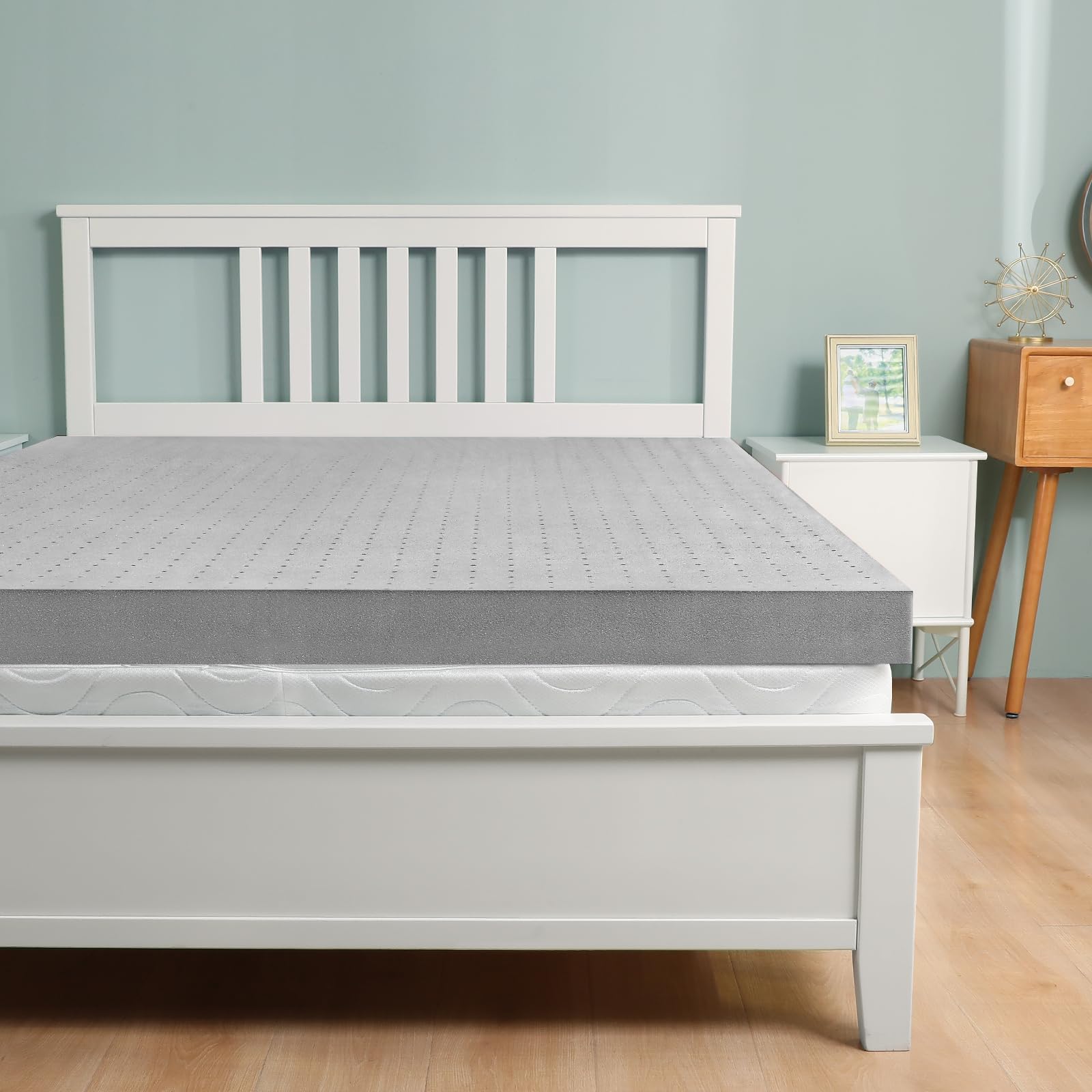 Savel-Coprimaterasso In Spugna Elasticizzata 100% Microfibra Extra Morbida E Biestensibile Colore Bianco Singolo 90x190 200cm 91431353 - Foto 4