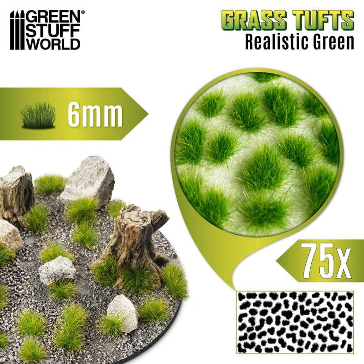 Amazon.com: Green Stuff World Static Grass Tufts 6 mm - Realistic
