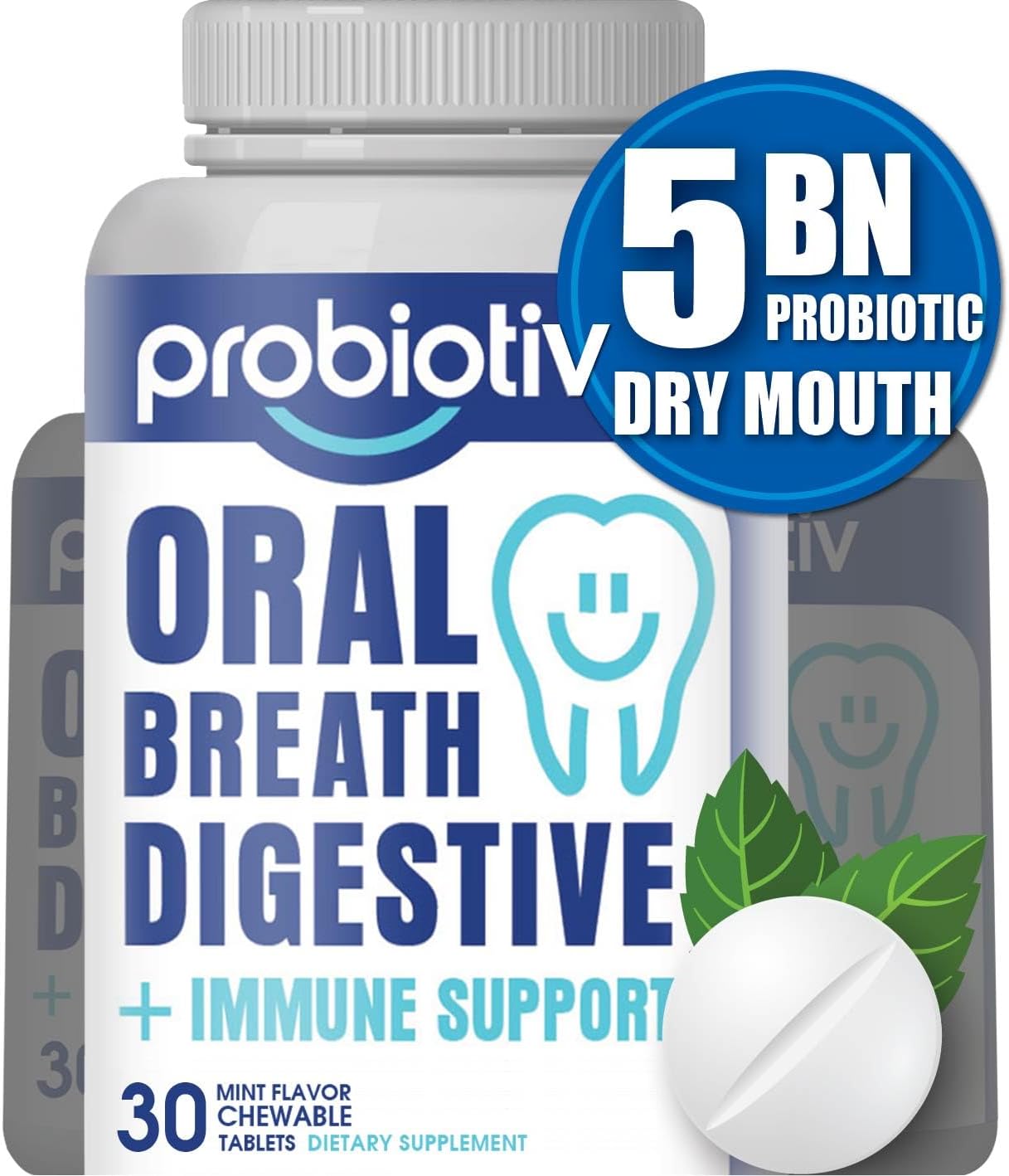 Probiotiv Oral Probiotics for Mouth Bad Breath 5 Billion