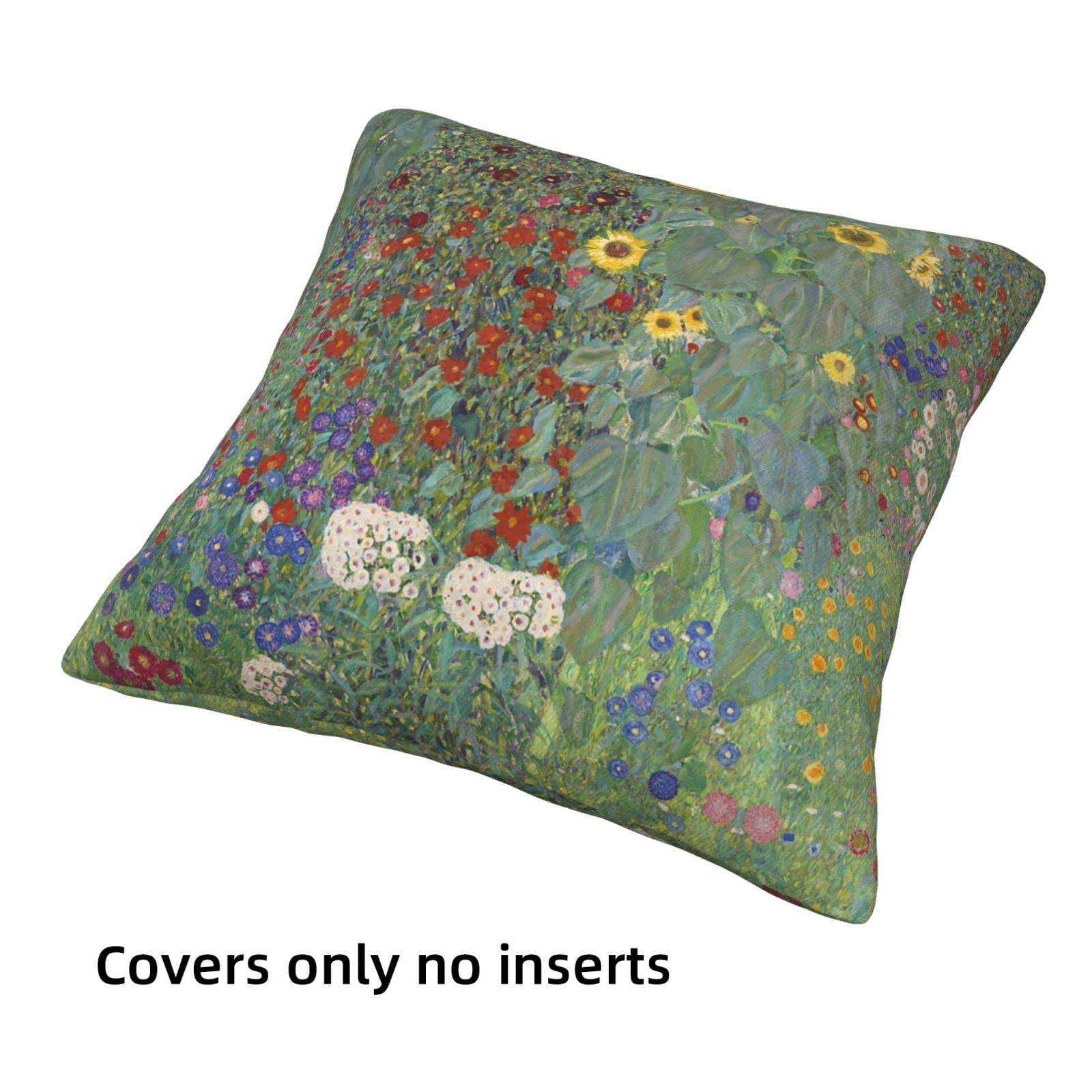 Klimt Federa Cuscino Moderna 45x45 – Ricamo A Mano In Lana, Verde E Astratto, Stile Art Nouveau - 2
