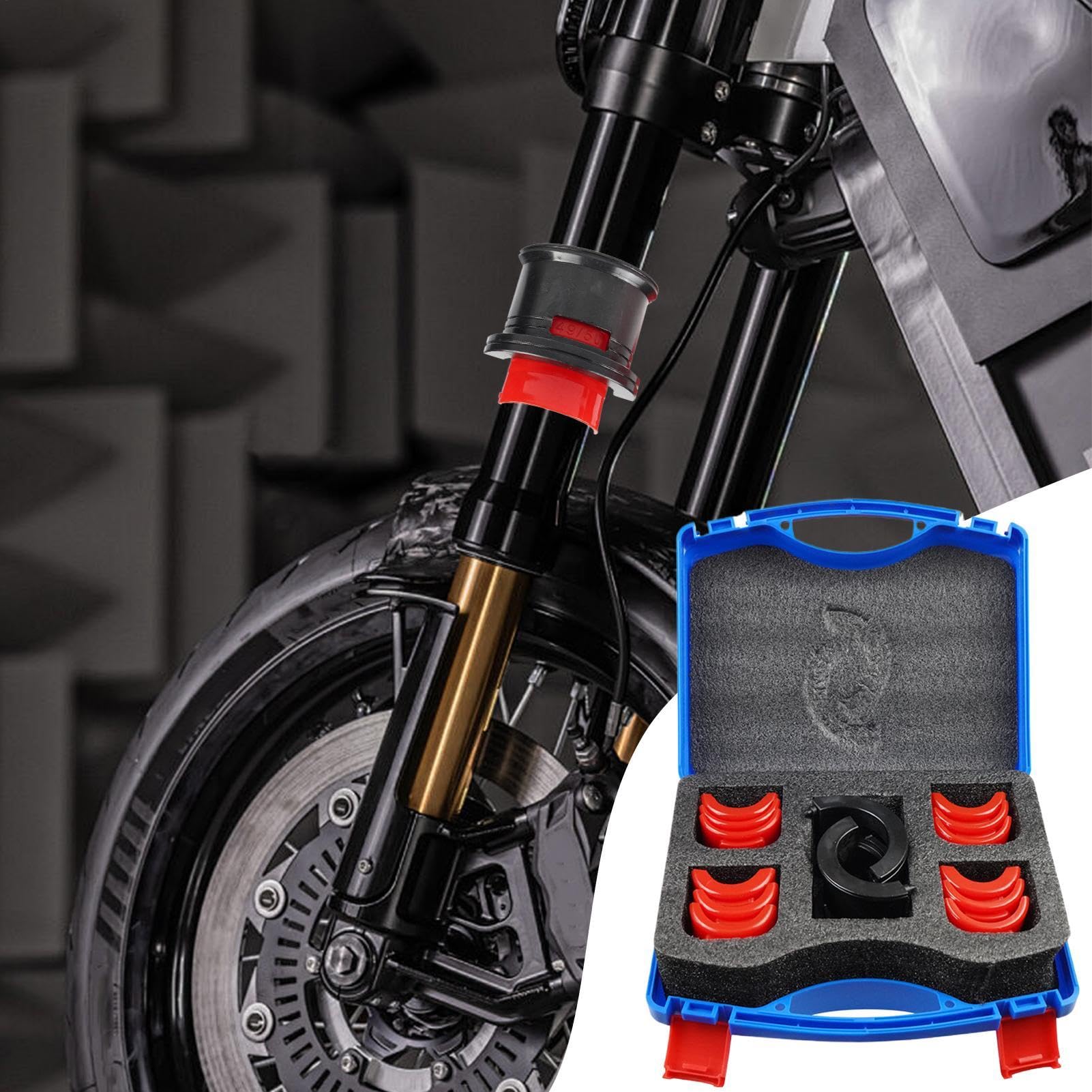 14 x narzędzie do uszczelnienia motocyklowego, zestaw do uszczelnień | samochodowych, wyścigów i uszczelnień kierowców z adapterami, instalator uszczelnień motocyklowych i zestaw łożysk do uszczel