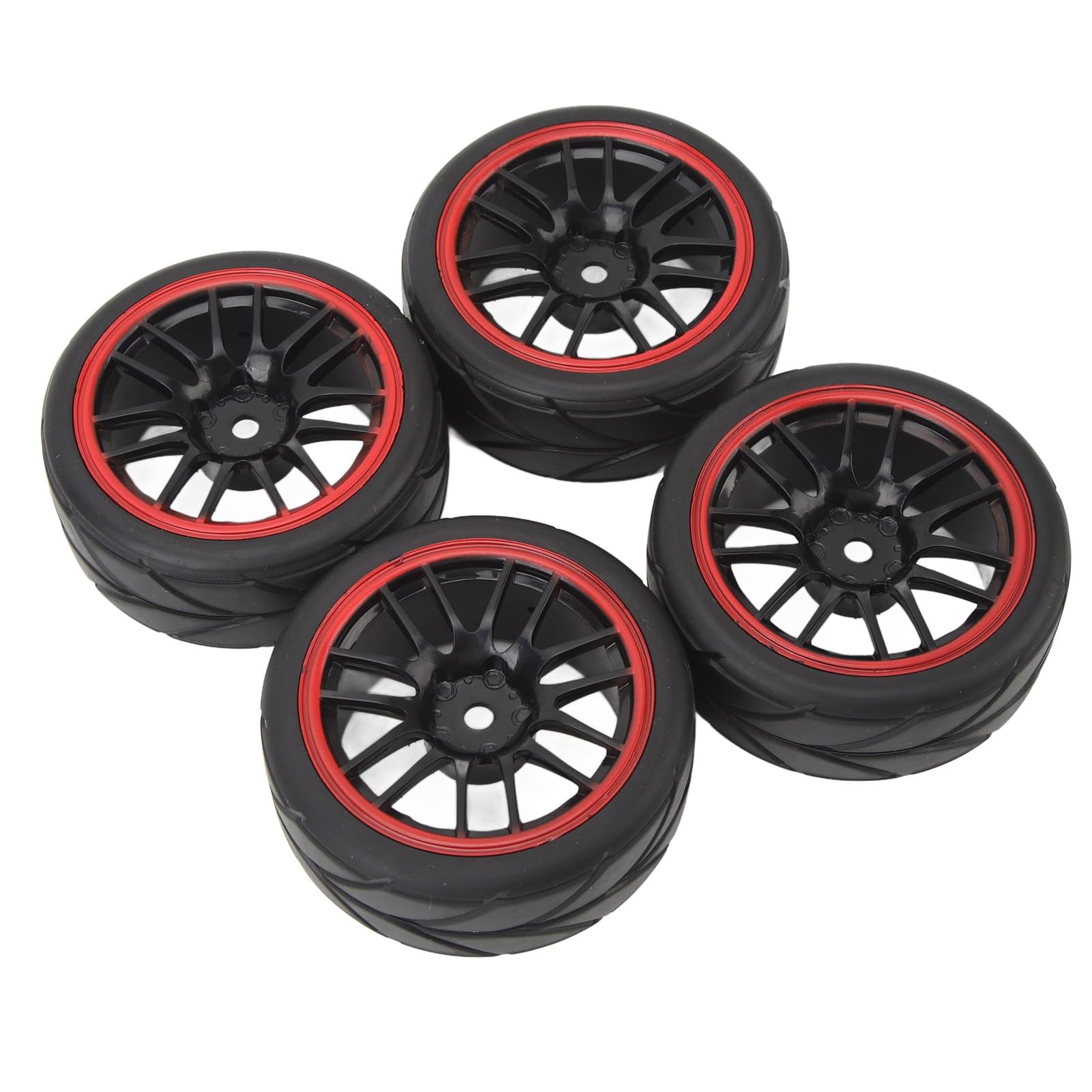 遥*パ様 RCカー 赤 ディープリムホイール Amazon | Chanmoo 1/10 RC ドリフトタイヤとハードプラスチック