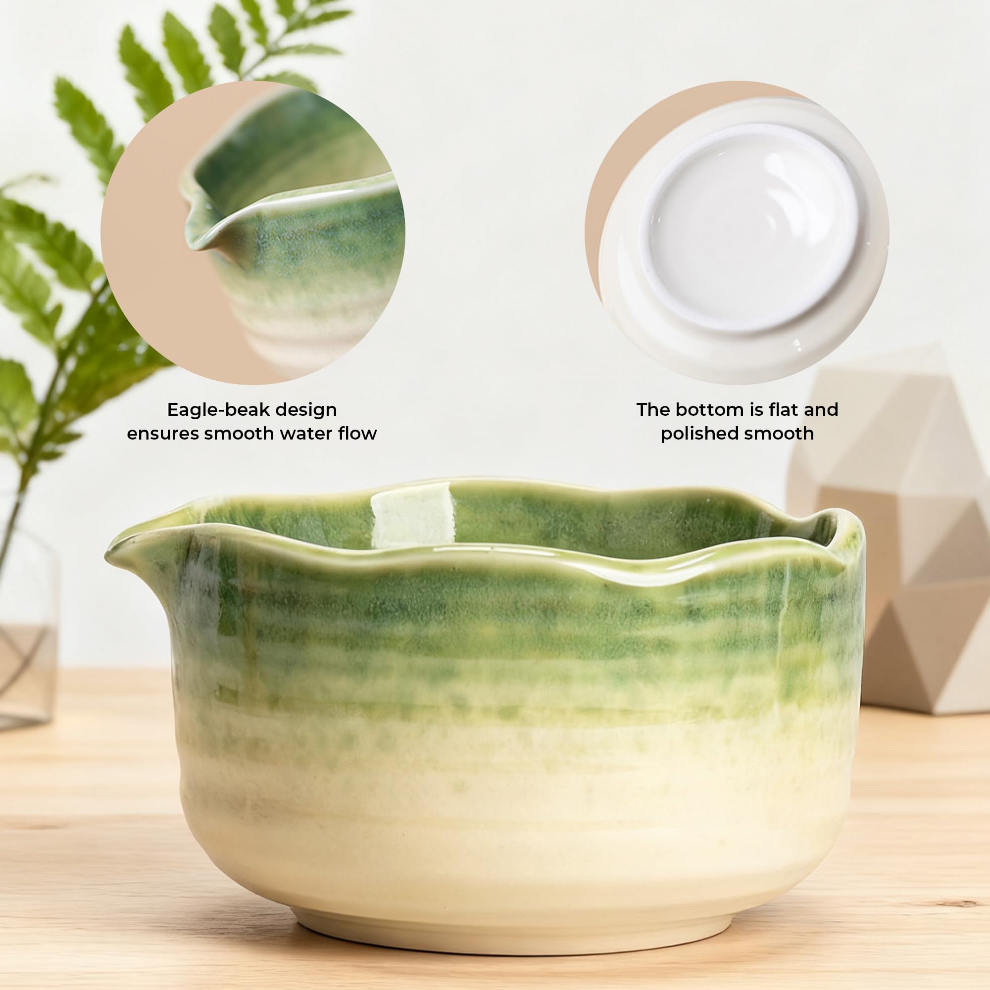 Zestaw Matcha z trzepaczką i miską, japoński zestaw do herbaty Matcha zawiera ceramiczną miskę, trzepaczkę bambusową, uchwyt, miarkę, przesiewacz i szmatkę, kompletny prezent dla początkujących