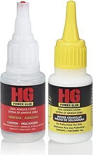 Strongest Super Glue by HG Power Glue | best glue for plastic - rubber - ceramic - wood - metal | ca-glue (cyanoacrylate adhesive super-glue) also a perfect model-glue | sticks like crazy | waterproof - coolthings.us