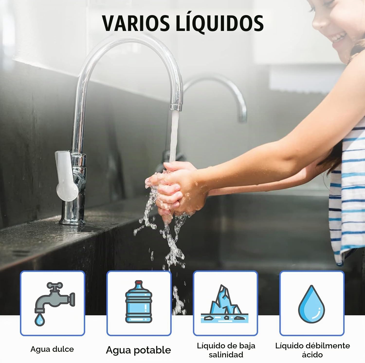 12V DC Bomba de Agua Automática, Bomba de Diafragma de Agua de Alta Presión, Bomba de Refuerzo 35 Psi, 2,4 Bar, 95W, 12,5 Lpm/min, Autocebante, para Caravanas, Lavado, Barcos y Jardines