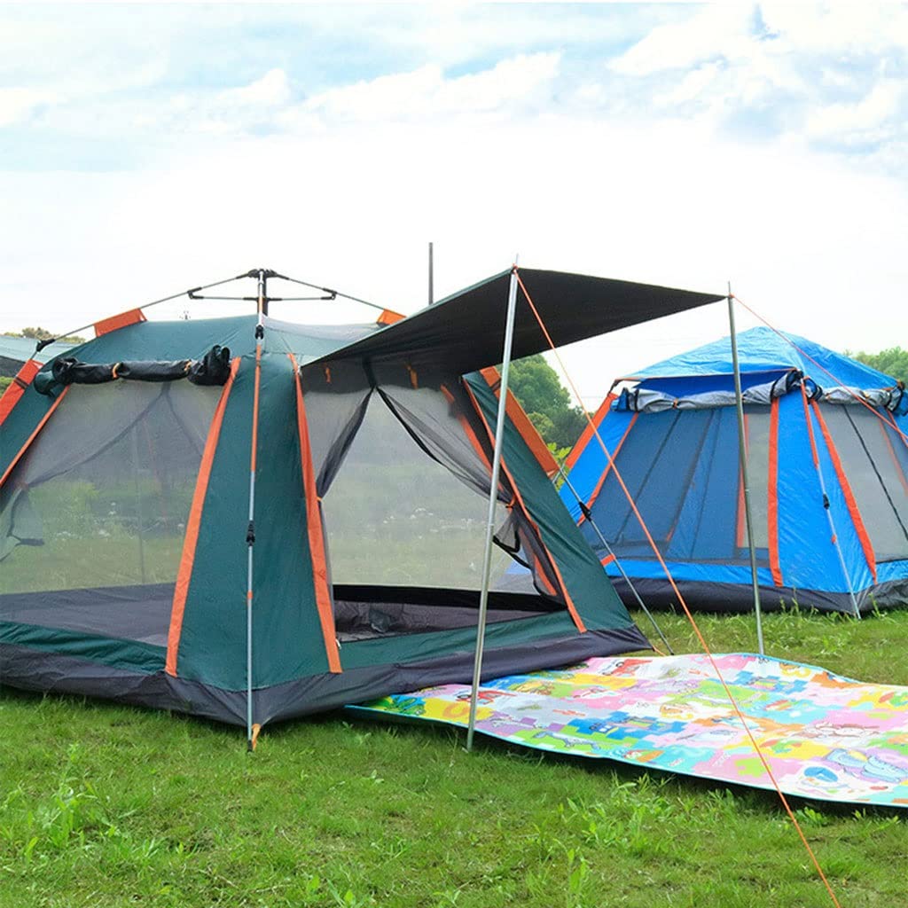 Przenośny namiot rozkładany i automatyczna natychmiastowa przenośna plaża, namiot przeciwsłoneczny rozkładany Campitent - odpowiedni dla 2-4 osób, wodoodporna ochrona, osłona przeciwsłoneczn