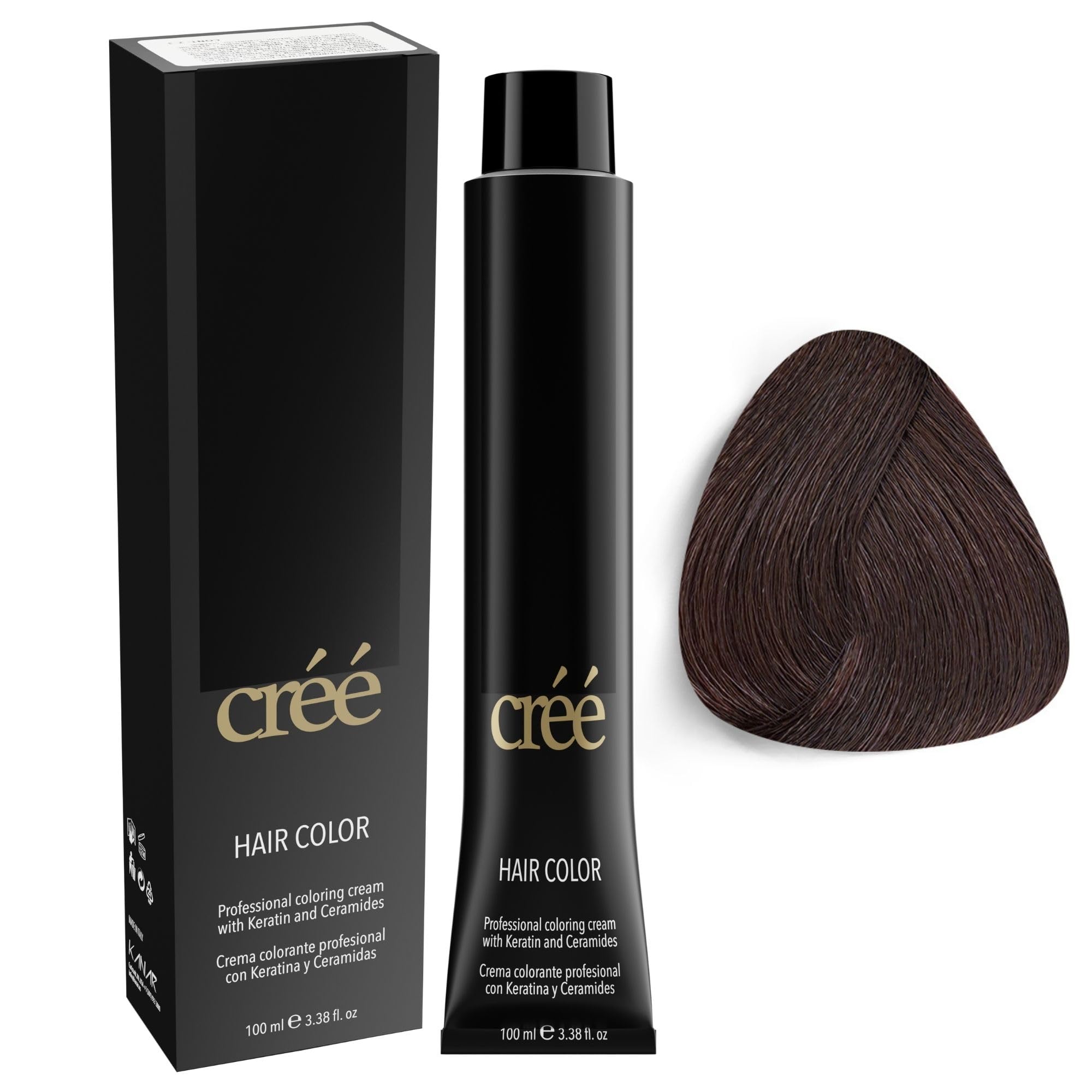 Cree Professional 5.99 - Chocolate Permanent Hair Color - Long Lasting, Rich Vibrant - Gray Coverage 100ml - 3.4 fl.oz.