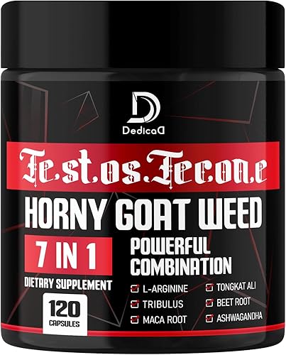 Soporte 7 en 1 Ultra Test con Tribulus Terrestris Horny Goat Weed L-Arginina Maca Root Tongkat Ali Remolacha Root – Entrenamiento Energético Fuerza