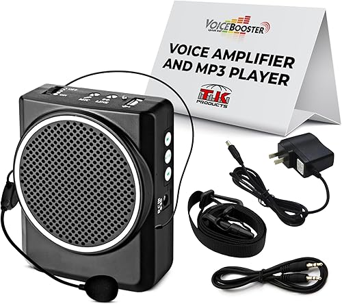 Vista 37 de Voicebooster Speak Out Amplificador de voz personal – Altavoz portátil recargable con micrófono con cable para profesores, guía turístico