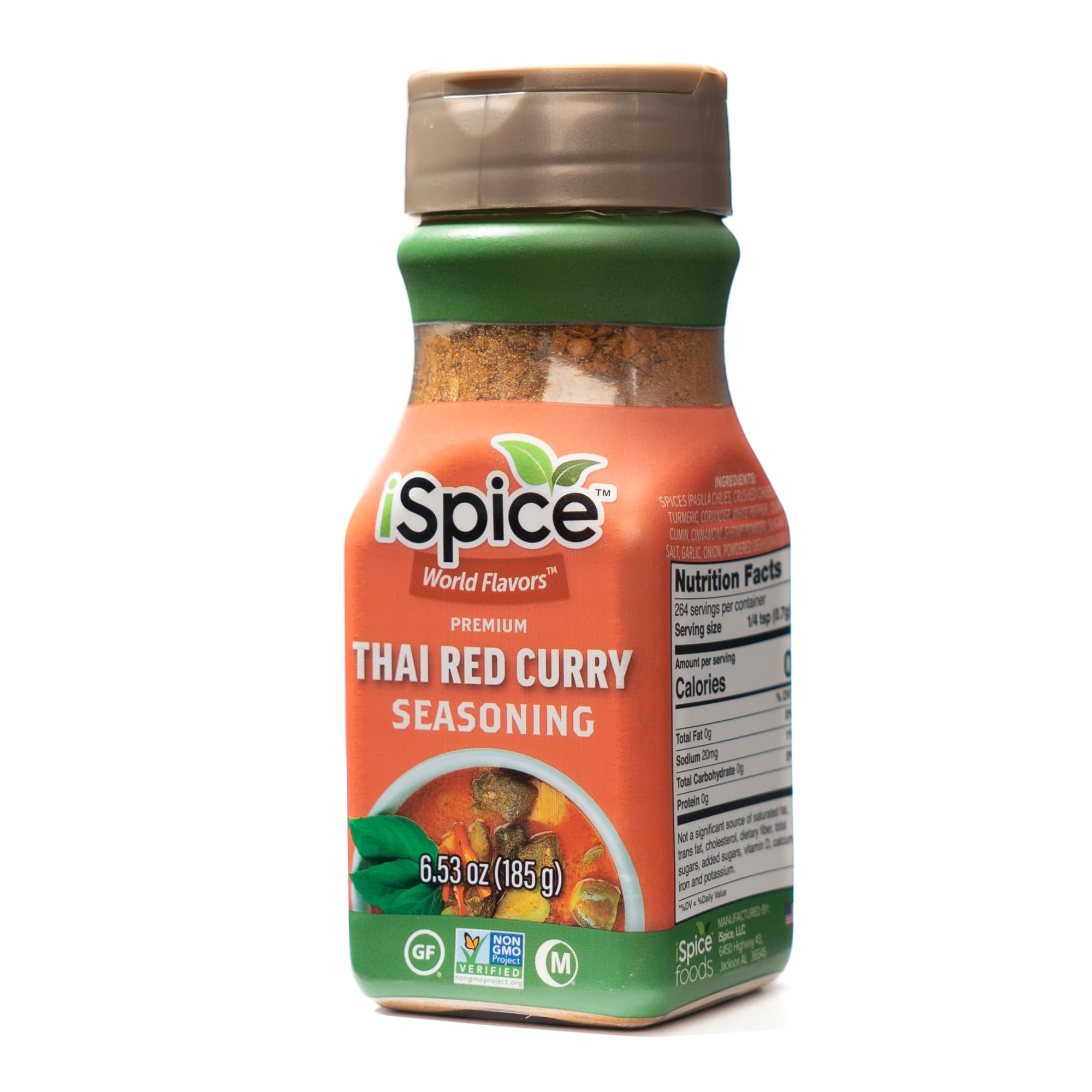 iSpice - THAI RED CURRY SEASONING World Flavor Super Spice Blend | All Natural | Ready to use as is | No preparation is necessary