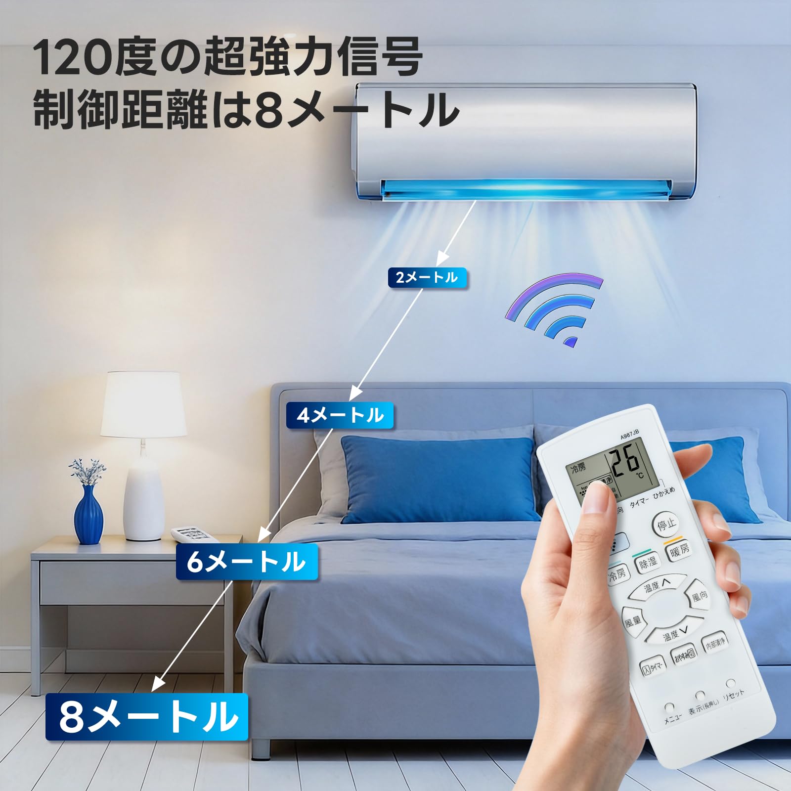 Amazon.co.jp: エアコンリモコン A987JB for シャープ SHARPエアコン