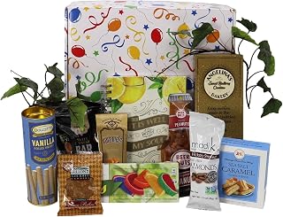 Gift Basket Village - Sweet Delights & Thoughtful Treats Gift Basket: Candy, Cookies, Nuts, Journal, and More, Perfect for Any Occasion, Handcrafted in the USA