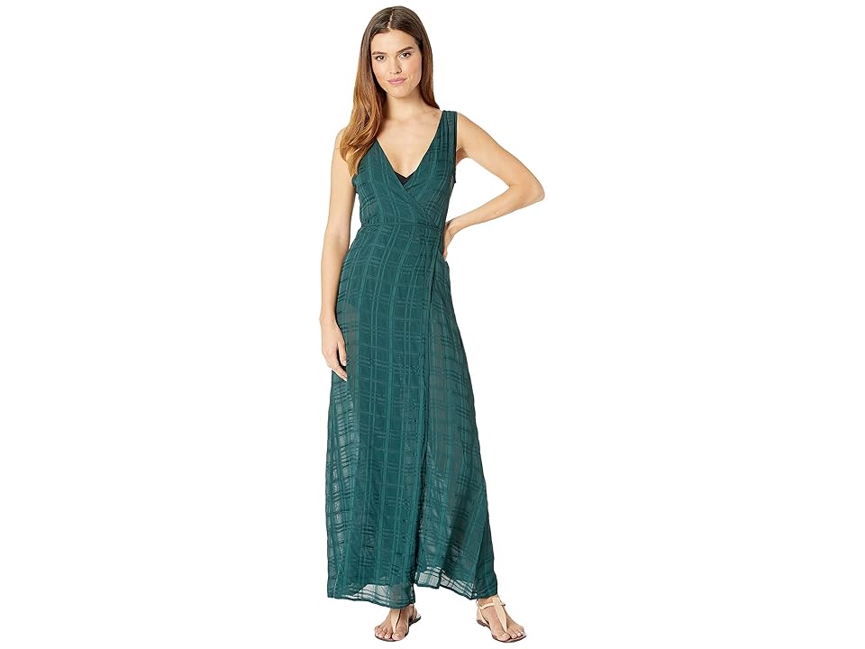 

onia Grace Maxi Dress Cover-Up (Moss) Women's Dress, Green