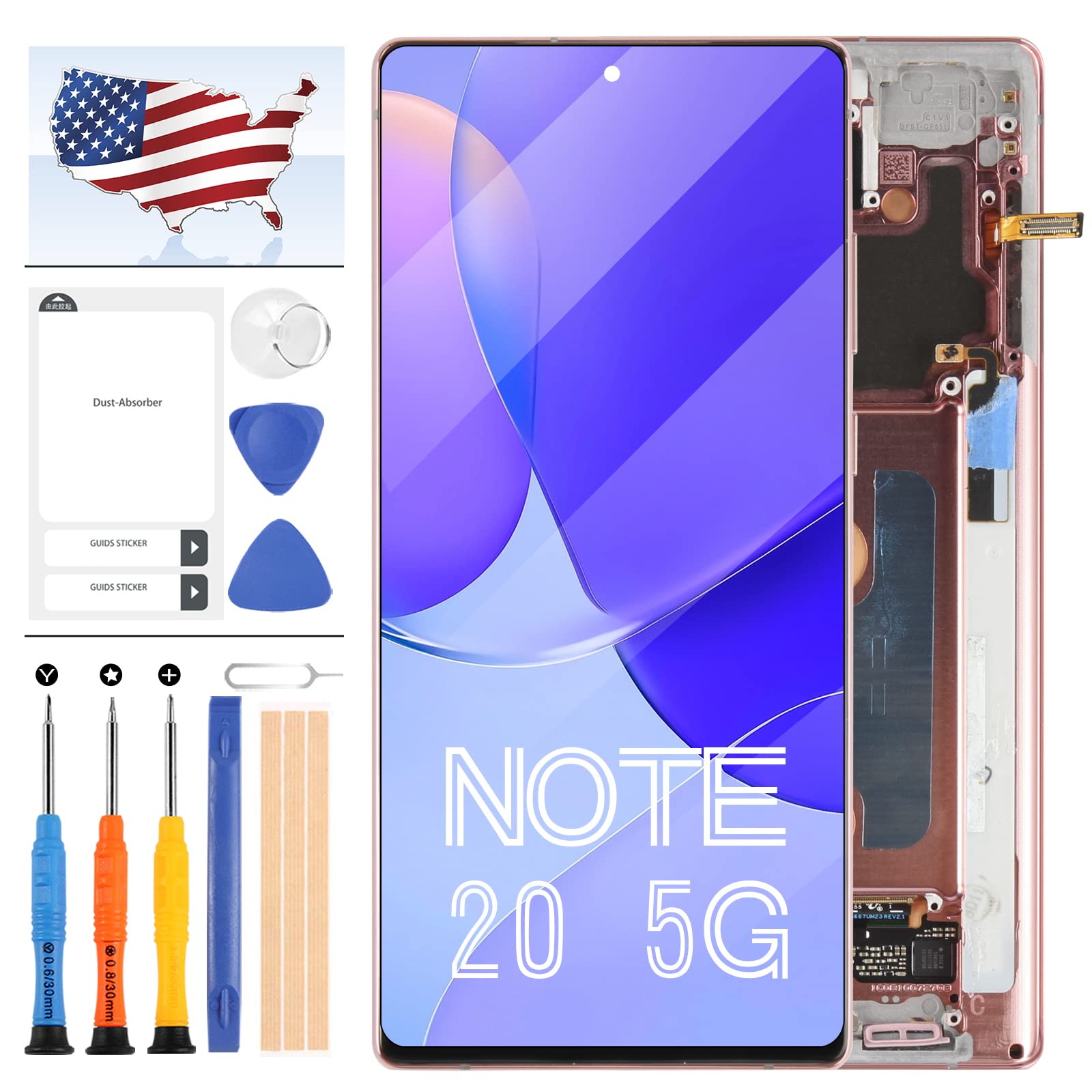 Amazon.co.jp: LCD スクリーン 交換用 Samsung Galaxy Note 20 4G 5G  