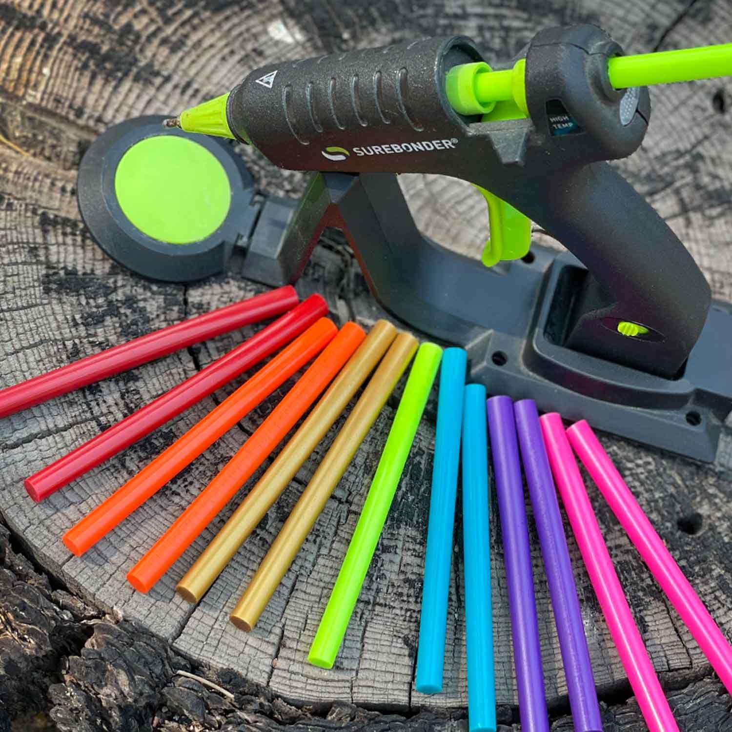 Tutto-Temp colore Mini Stik colla stick-5/16"X 4" 12/Pkg