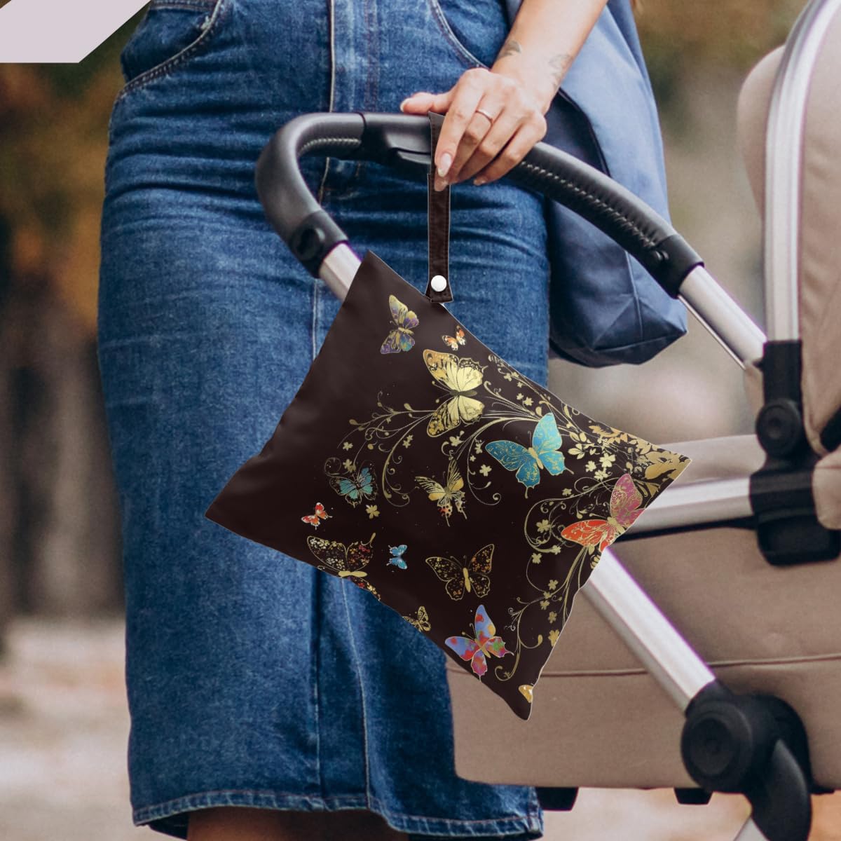 Wet Bag, Waterproof Reusable Wet Dry Bags for Pool, Travel Laundry Bags for Swimsuit Beach Diapers Dirty Gym Yoga Clothes Toiletries Organizer 04, Multi 02463, 10 x 12 Inches, Fashion - 4