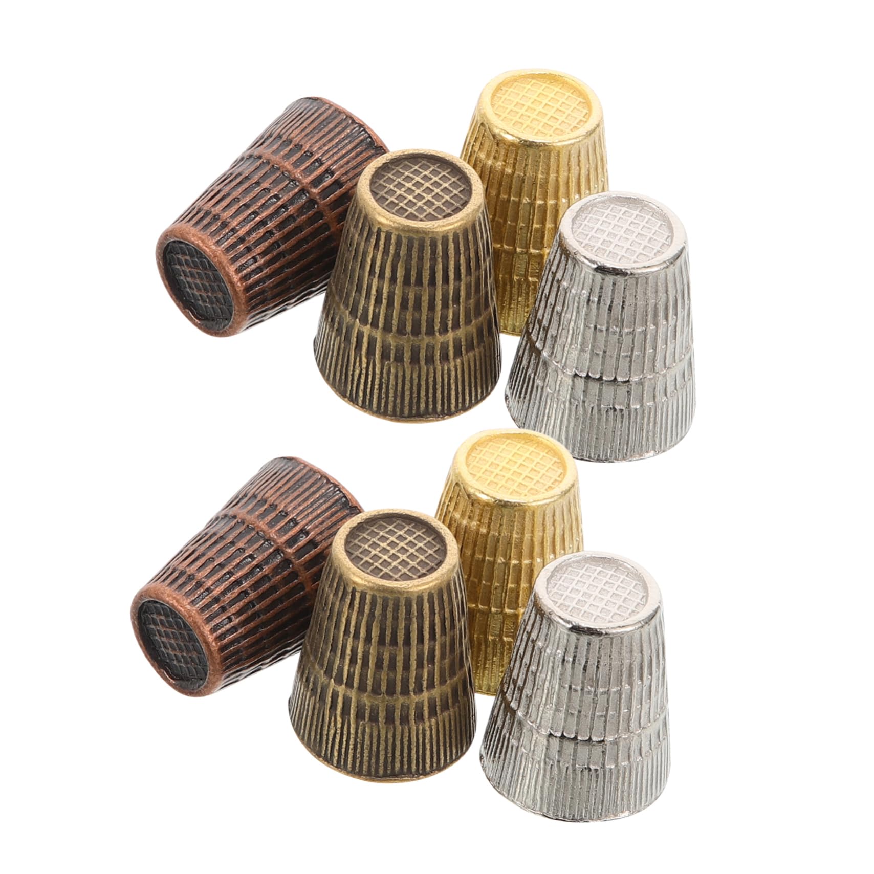 STOBOK 40piezas De Vintage Protector De Dedos Para Accesorios De Costura Para Principiantes y Para y Manualidades
