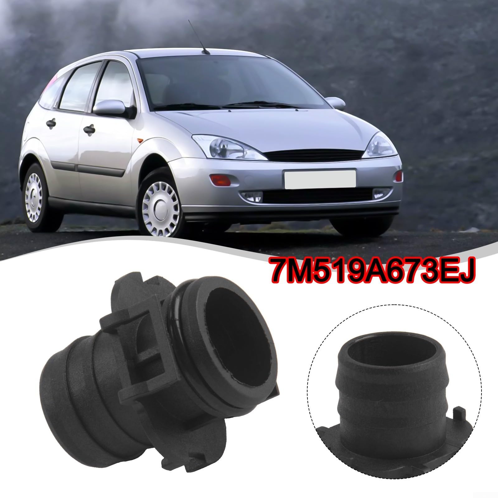 Tubo di flusso del filtro dell'aria in plastica per Focus 1.6 TDCi 2003-2012 e C-Max 2003-2007