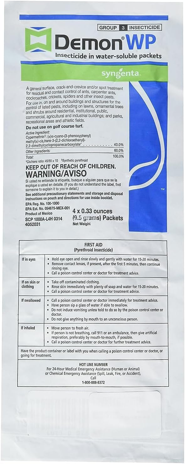 Demon Wp Pest Control Insecticide 40 Cypermethrin 1