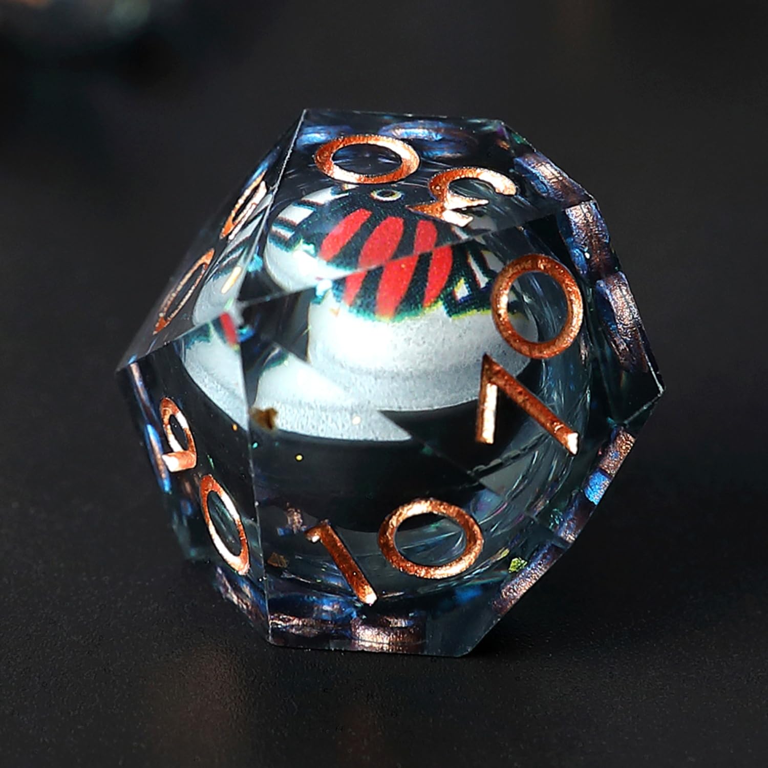 Set De 7 Dés DND En Résine - Dés Polyédriques Sharp Edge Pour Donjons & Dragons