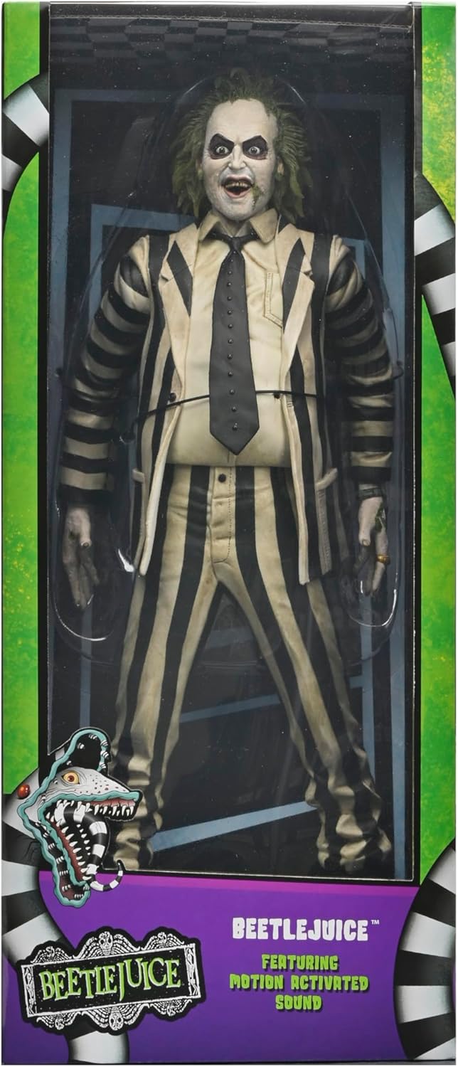 NECA - Beetlejuice - 1/4 Scale Figure - Striped Suit Beetlejuice with sound
