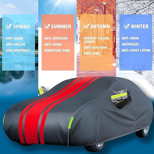 Miniatura 3 de Funda completa para automóvil compatible con Volvo V90 XC40 XC60 XC70 XC90, para todo tipo de clima, impermeable, transpirable, grande, con