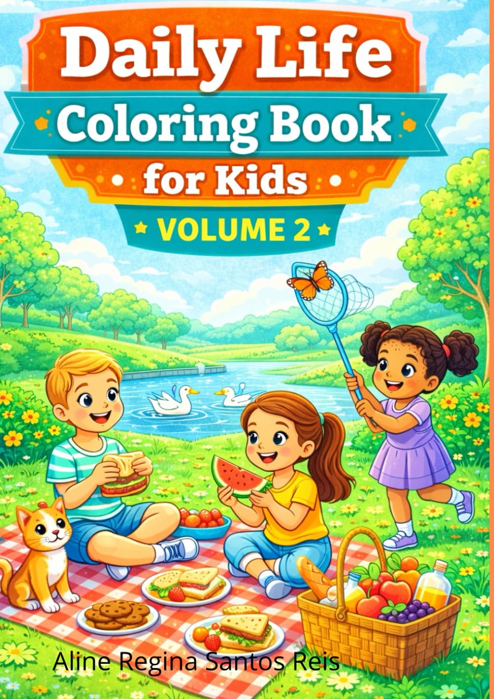 Daily Life Coloring Book – Volume 2: Fun, Cozy and Charming Everyday Scenes for Creative Kids (Daily Life Coloring Book for kids)