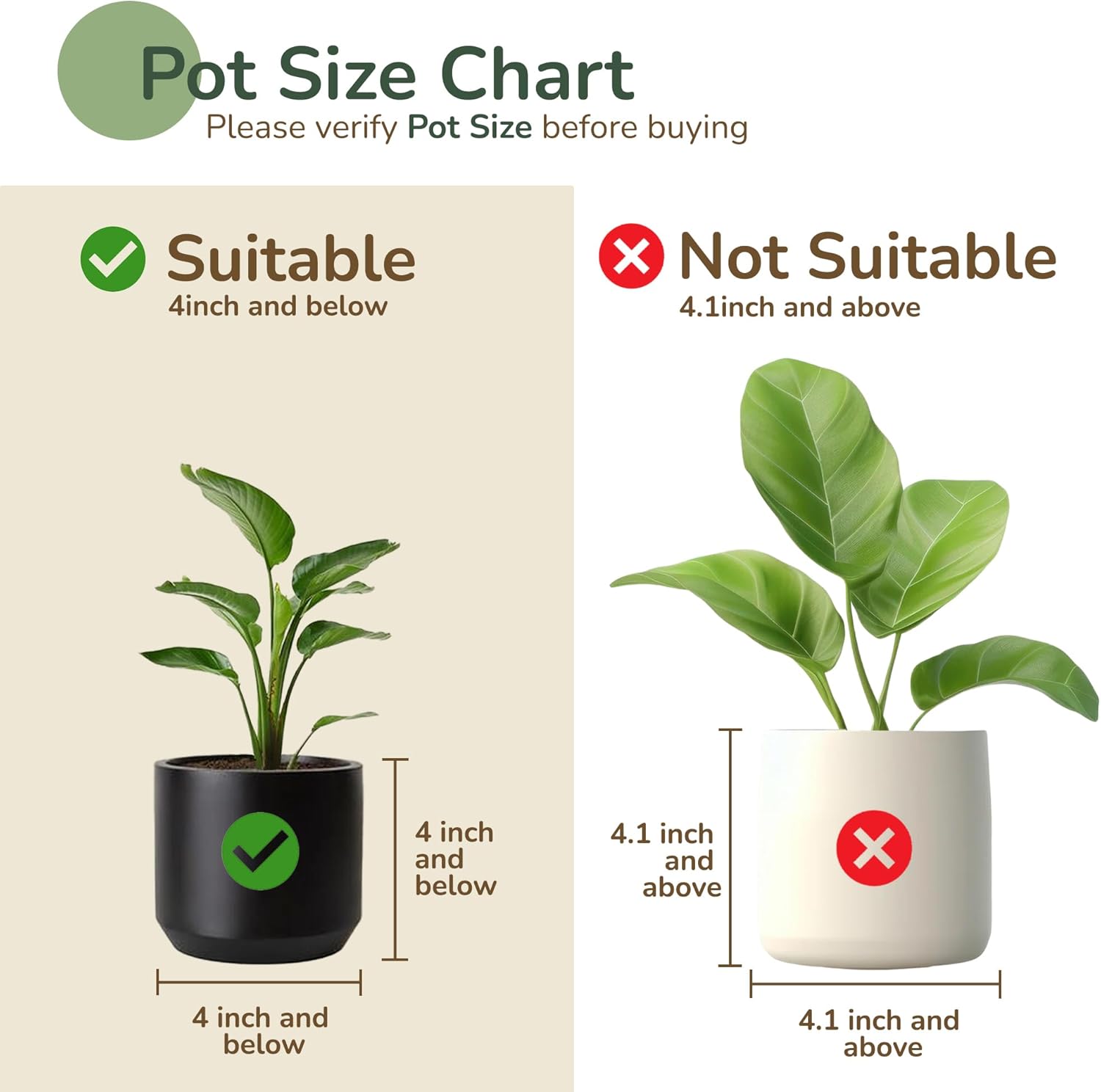 Jute Planter Basket-Woven Jute Rope Covers for Decorating Indoor/Outdoor Succulents, Small Plant Pots-Set of 3-Multi-Purpose Storage Bins 4.5 Inches -Modern Style Decor -Natural Jute