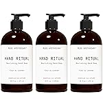 Muse Apothecary Hand Ritual - Aromatic and Nourishing Hand Soap, Infused with Natural Aromatherapy Essential Oils - USDA Certified Biobased - 16 oz, Fleur du Lavender, 3 Pack