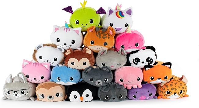 Moosh-Moosh Softest Plush Premium Squishy Pillow Series 1 Lots of Different Award Winning Animals and Unique Stories Snuggle and Stack Endless Fun (Spotty)