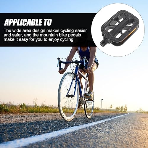 Miniatura 8 de BESPORTBLE 1 par de accesorios de bicicleta Accesorios de bicicleta Pedales antideslizantes Pedales de ciclo Pedales de bicicleta para ciclismo