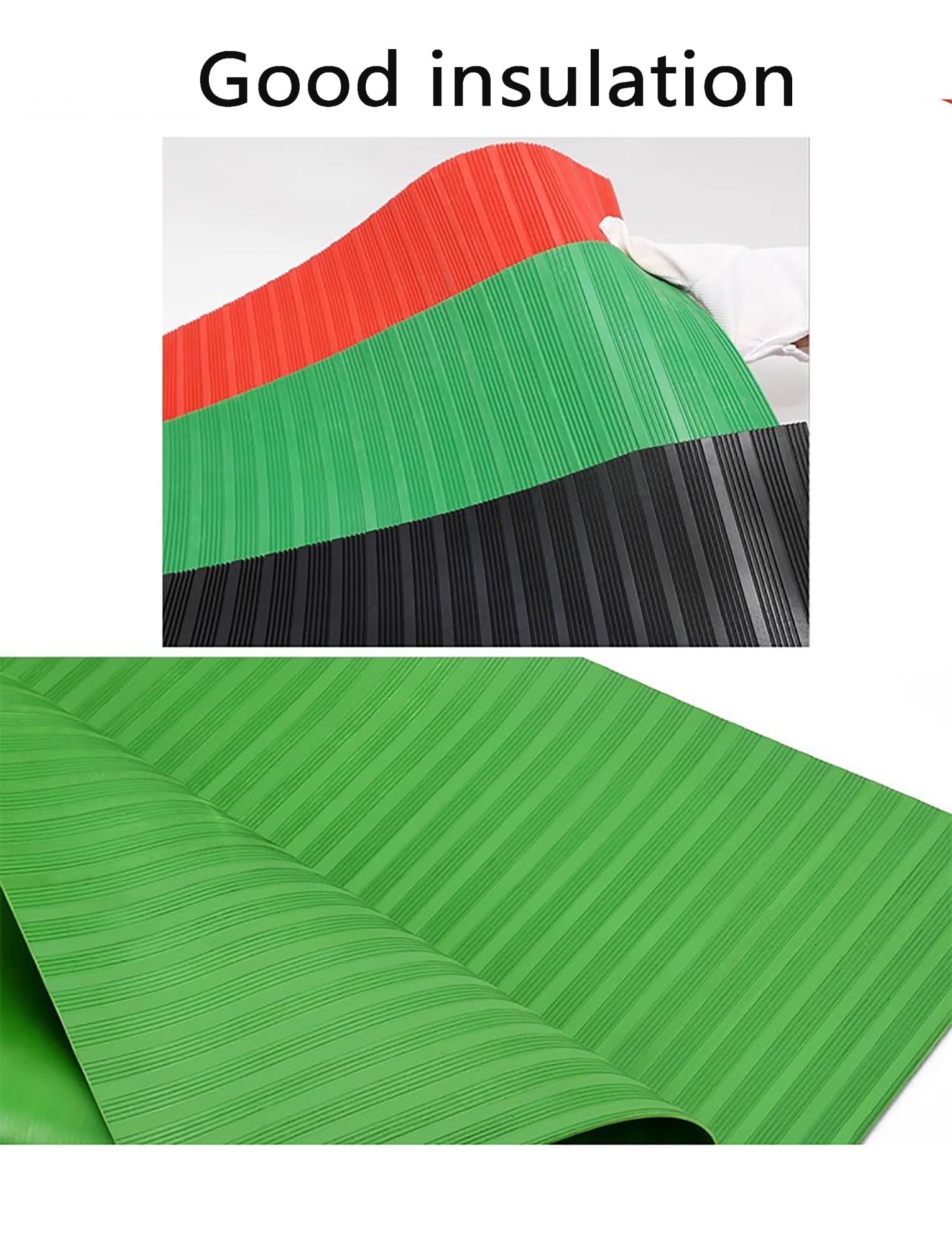 Amazon.co.jp: 絶縁ゴムマット カット可能、滑り止め電気絶縁マット