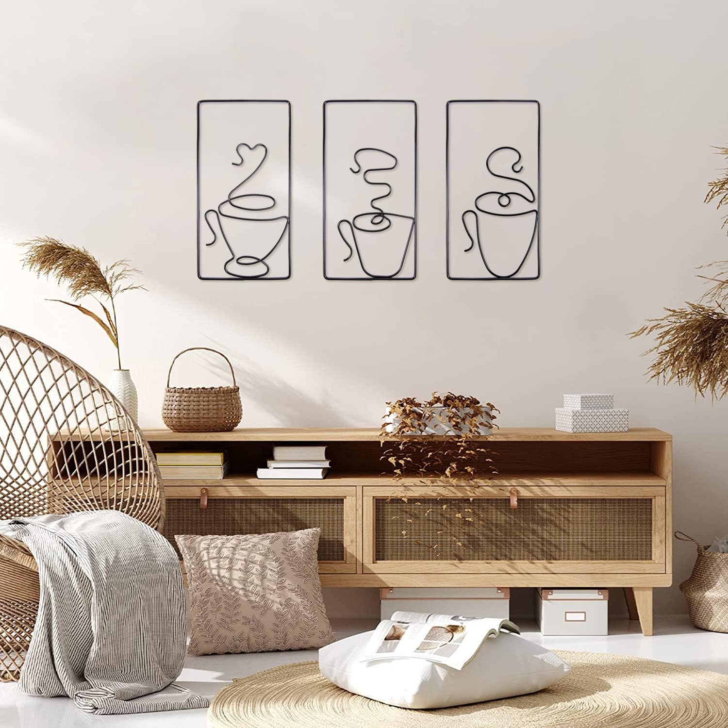 VALICLUD Décoration Murale Rétro En Bois De Style Industriel