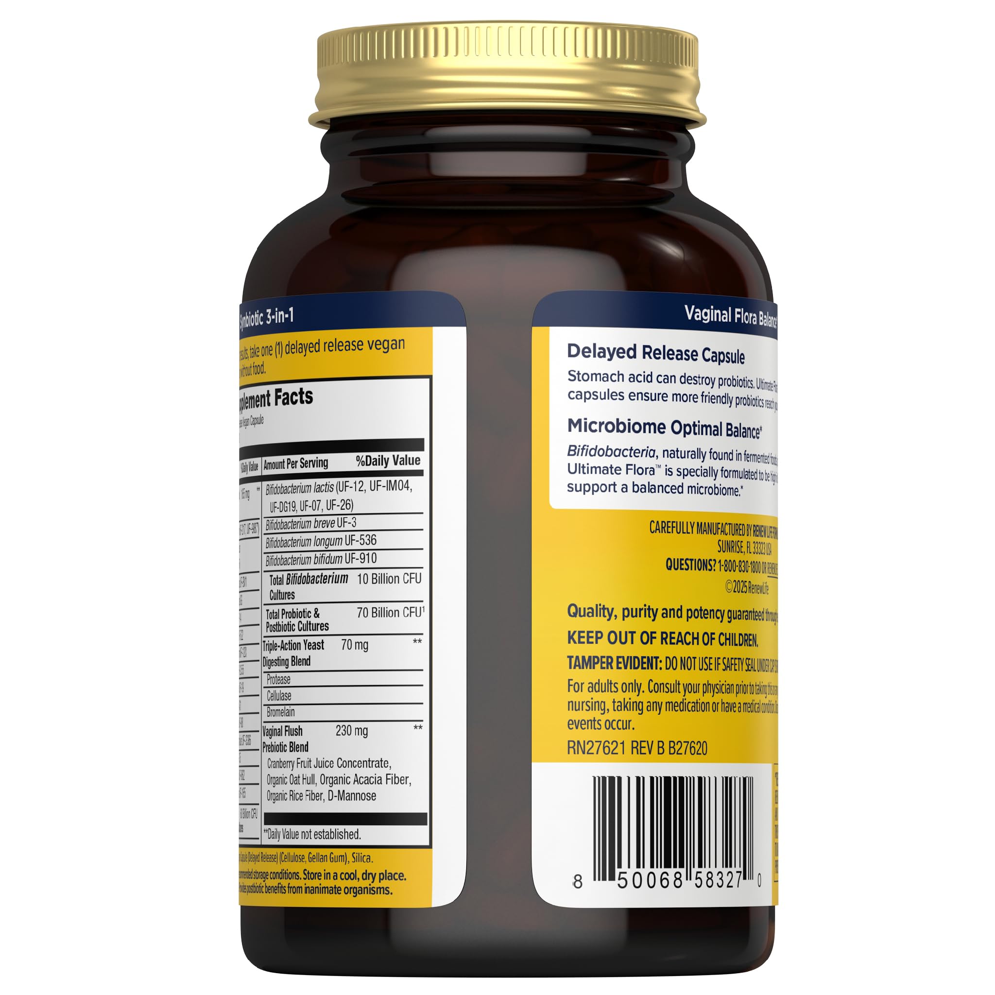Renew Life Ultimate Flora Probiotics for Women 70 Billion CFU — Amazon image 3