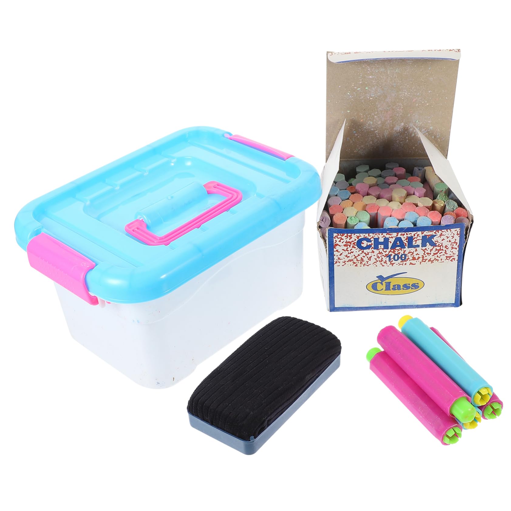 BESTonZON 2 Set Lavagna per primo di consiglio scolastico lavagne per lavagnette cancellabili gadget scuola gessetti gesso dell'insegnante per l'aula gesso per lavagna