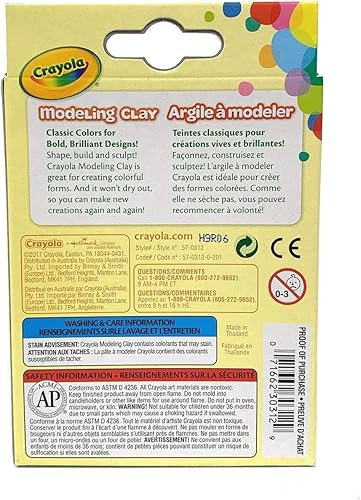 Miniatura 6 de Crayola arcilla para modelar 8 unidades por paquete 06onzas básico