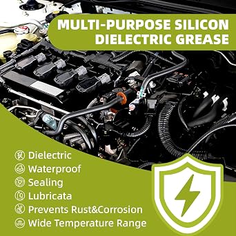 Realth Silicone Lubricant/Dielectric Grease 1 Pack 20g Clear | Rubber Seals & O-Rings, Waterproof, for Plumbing Faucet Sliding Door Track