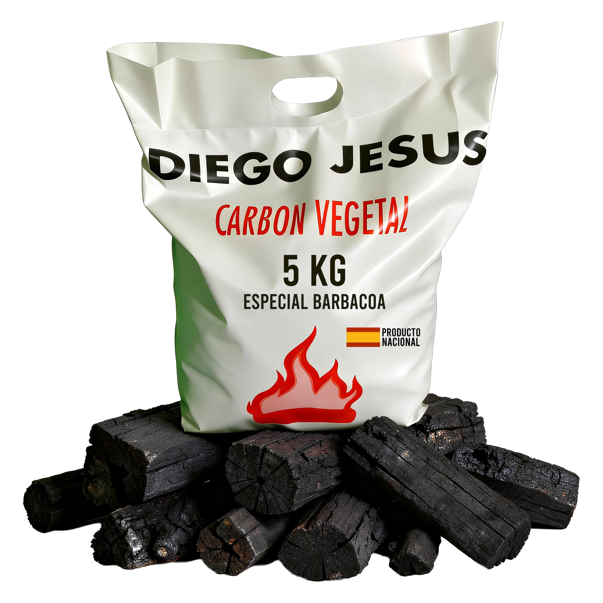 Carbon Vegetal Natural Barbacoa 15Kg Alto Poder Calorifico Encendido Rapido Larga Duracion Trozos Grandes Parrilla Grill Asado Profesional Cocina Exterior Restaurante Camping Fuego Intenso Bajo Humo — view 10