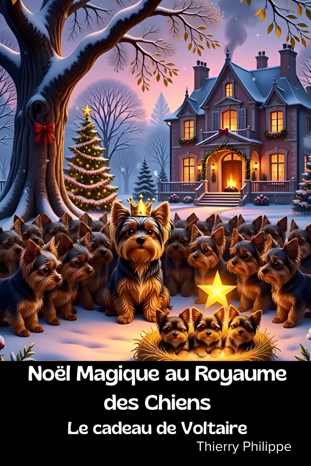 Noël magique au royaume des chiens: le cadeau de Voltaire