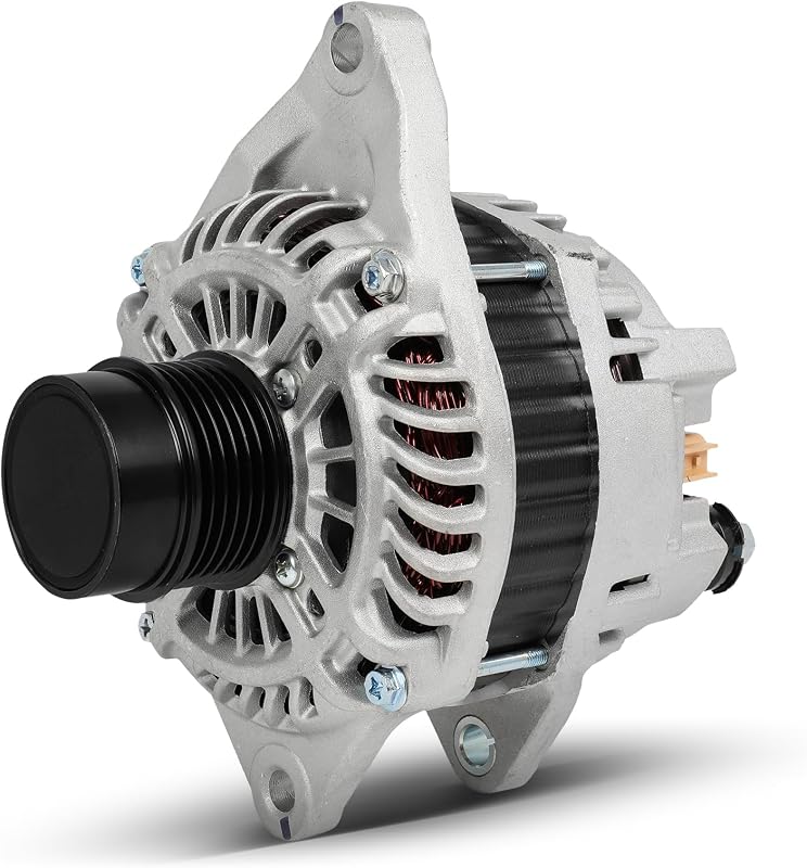 11231 New Alternator Compatible with Jeep for Dodge 115Amp CW | Fit for Compass,for Patriot 2007-2017|for Chrysler 200 11-13,for Sebring 07-10|for Avenger 08-13|6-Groove Clutch Pulley