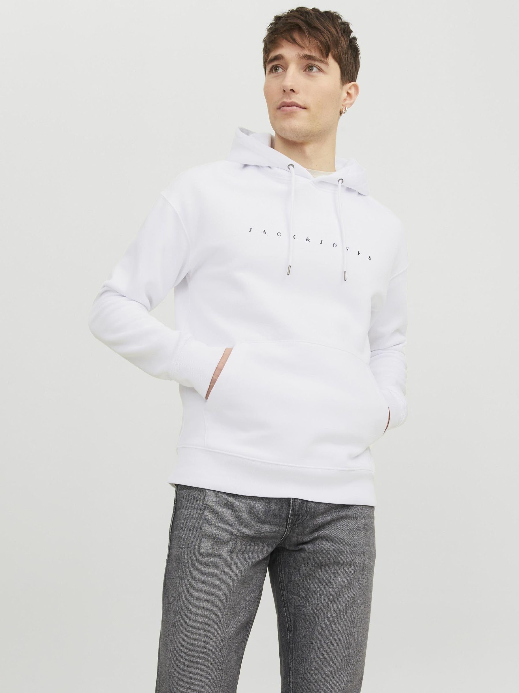 Jack & Jones Jjestar JJ Sweat Hood Noos Jjestar JJ Noos Sweat à Capuche Homme (Lot de 1)