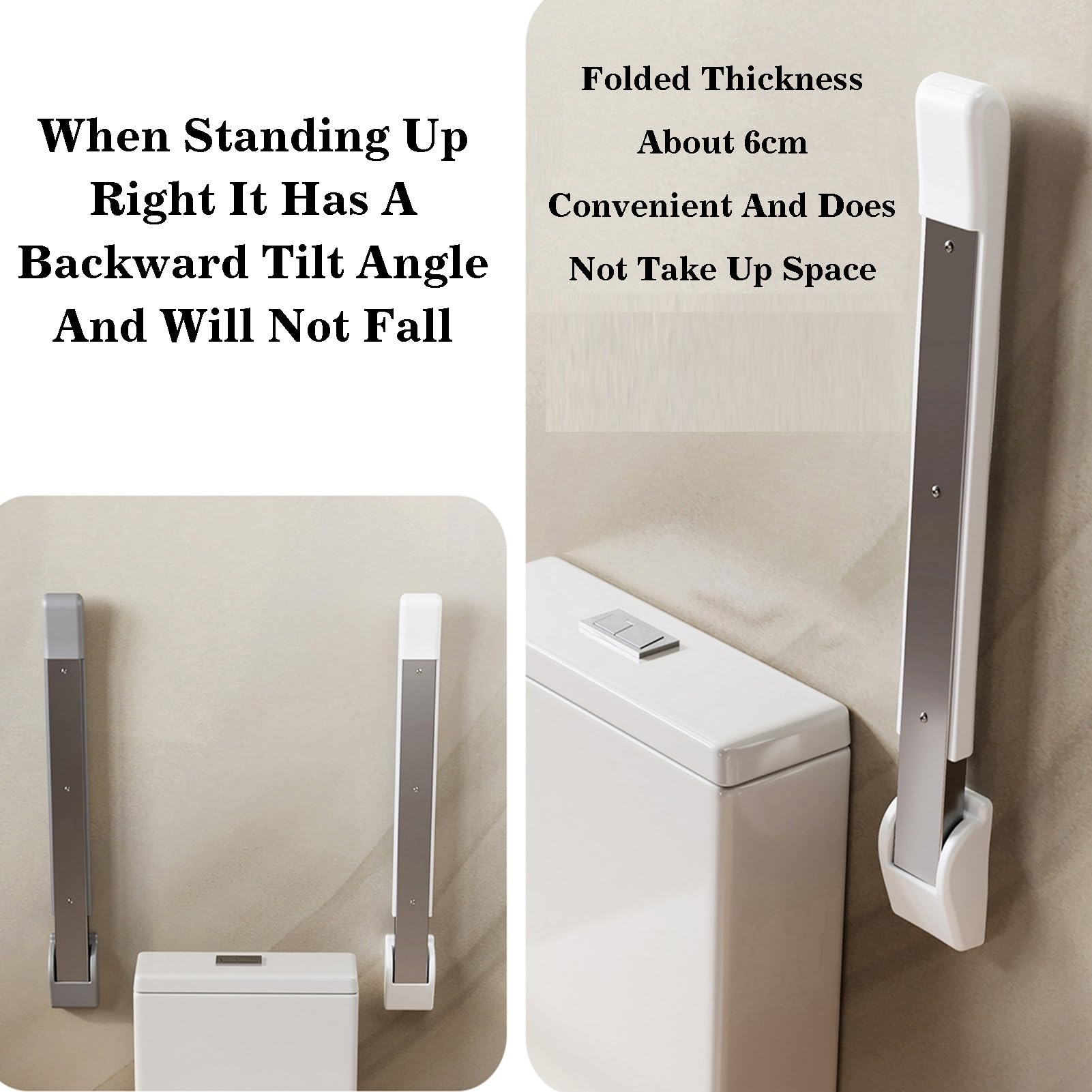 Sicurezza For Il Bagno For L'assistenza Domiciliare, Maniglia For Bagno Ribaltabile In Acciaio Inossidabile, Prodotto For L'assistenza Agli Anziani, Accessori For Disabili For La Vita Quotidiana