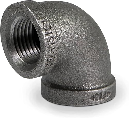 Supply Giant CNOM0018 1/8 in. 90 Degree Malleable Iron Elbow Fitting for High Pr