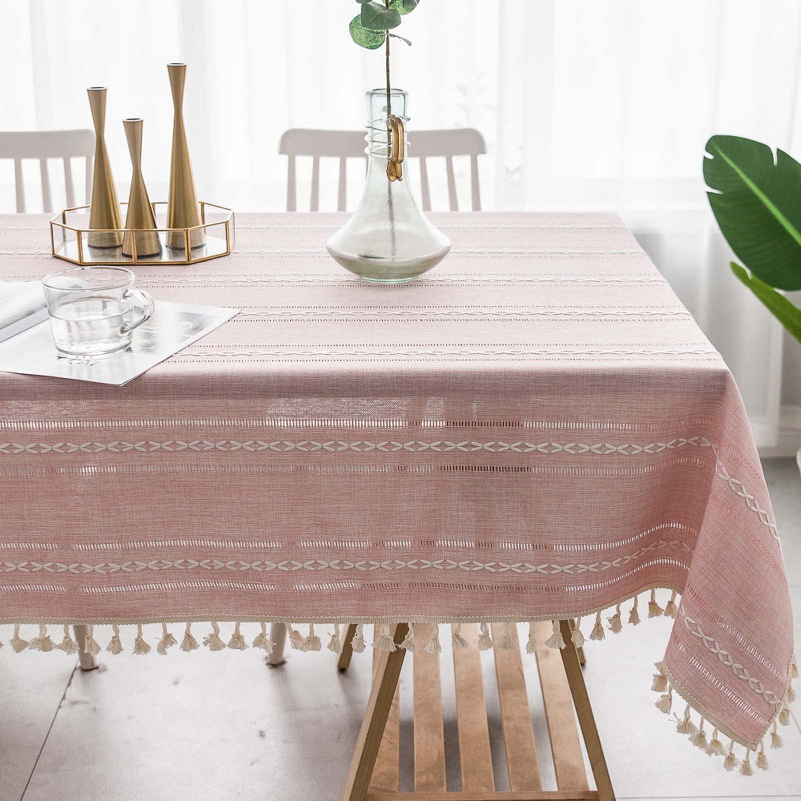 YSUEFIJO Manteles Mesa Rectangular 140x240cm, Mantel Antimanchas, Mantel Resistente a Las Manchas, Manteles Exterior Decorativo, Cubierta de Mesa Lavable Resistente, para Hogar Comedor del Cocina