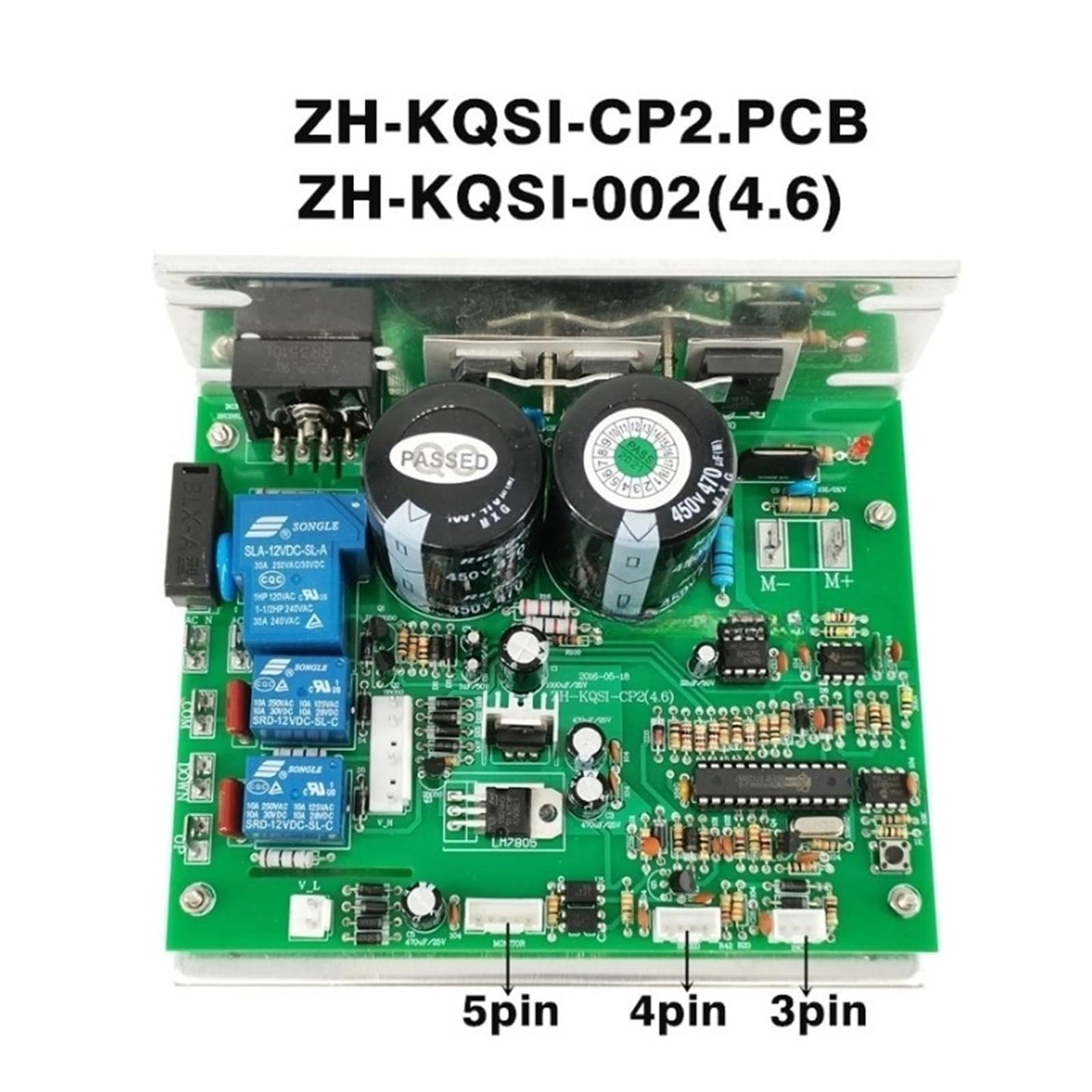 Contrôleur De Moteur De Tapis Roulant ZH-KQSI-CP2.PCB ZH-KQSI-002 ZH-KQSI-CP1.PCB ZHKQSI-002.PCB. Compatible avec BH G6414v. Carte De Contrôle De Carte De Circuit Imprimé