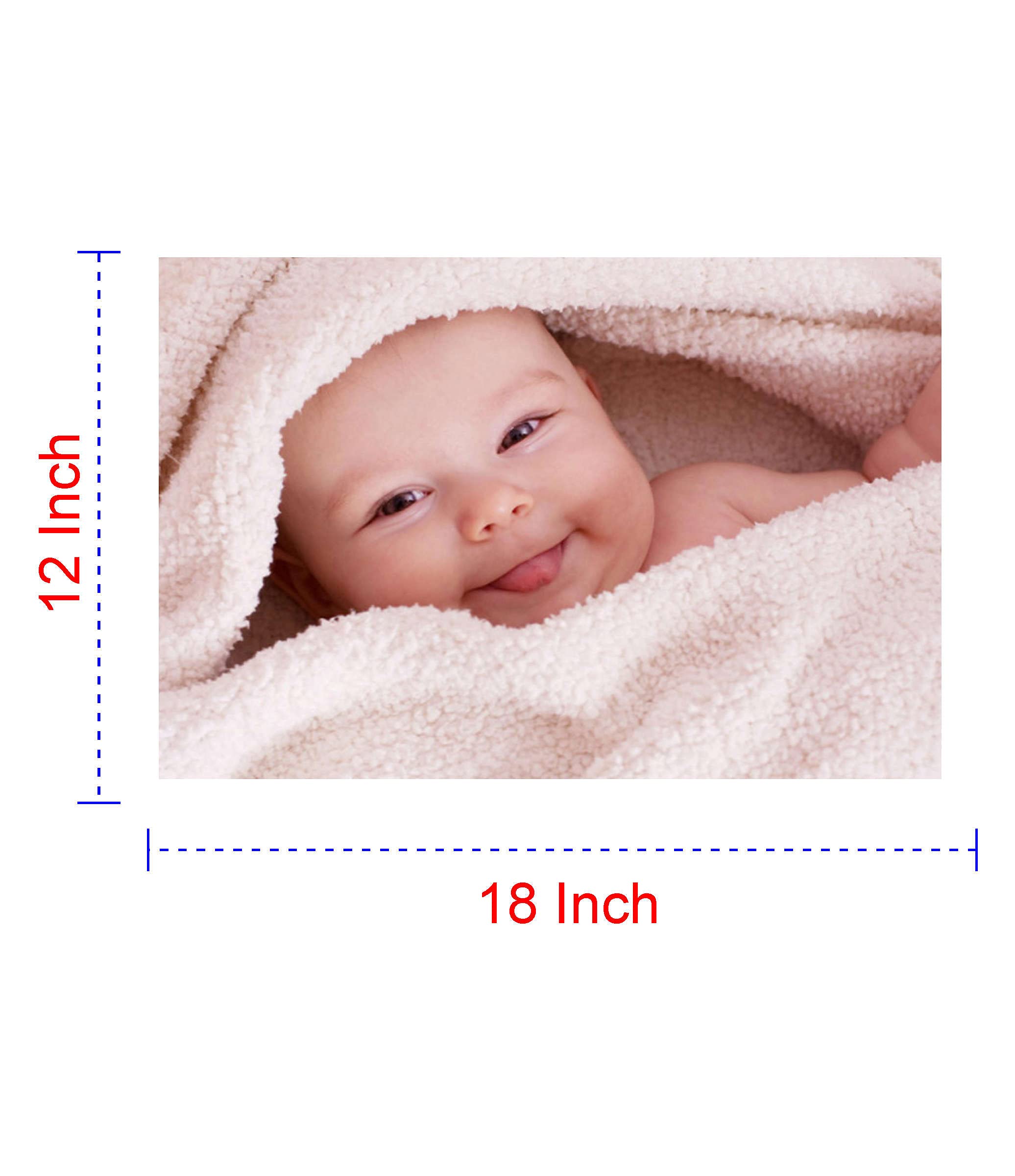Amazon.com: Craft Qila Paper Cute Smiling Baby Poster For Pregnant