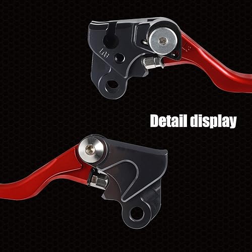 Miniatura 4 de TIRGE Manija de palanca de freno de embrague de pivote plegable CNC para motocicleta CRF150F CRF230F CRF 230F 2003-2019 CRF250F 2019-2022 (l03r06)